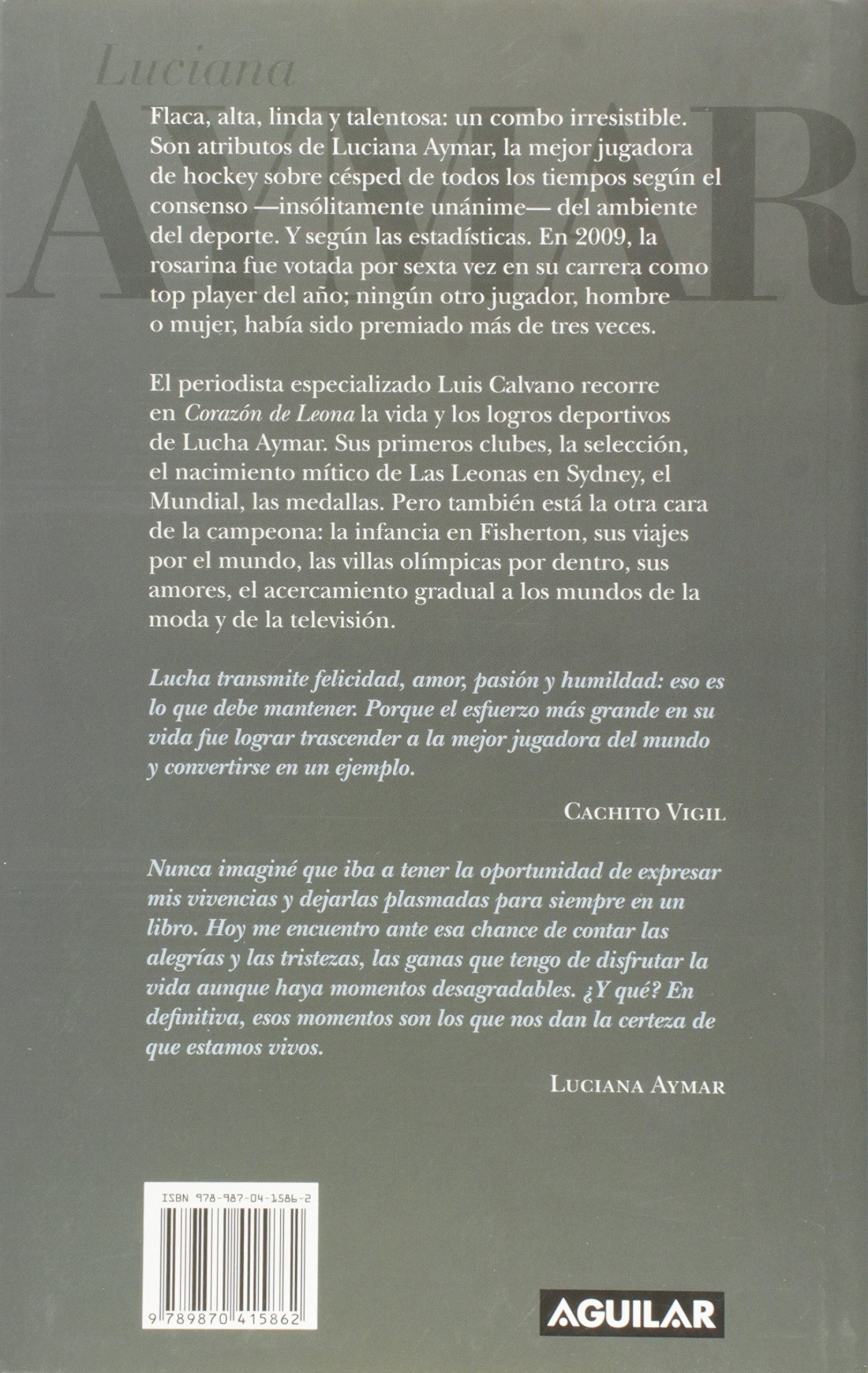 LUCIANA AYMAR, CORAZON DE LEONA (Spanish Edition)