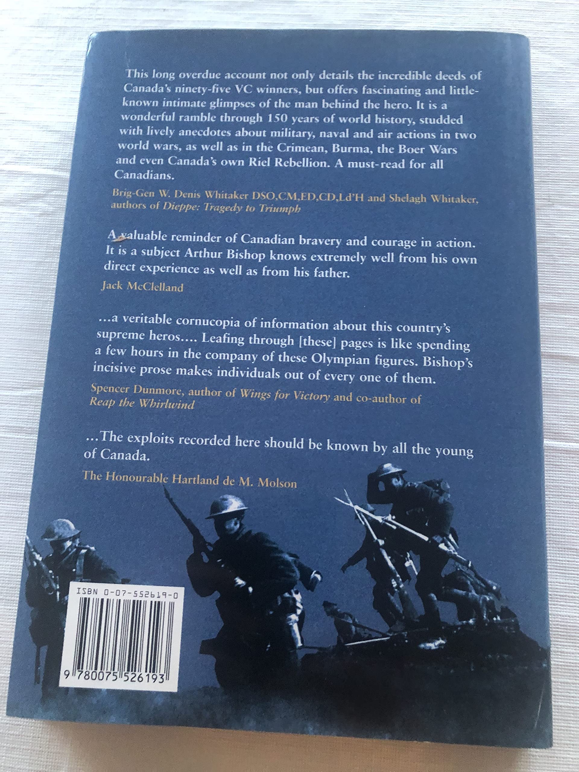 Our bravest and our best: The stories of Canada's Victoria Cross winners (Hardcover)