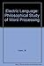 Electric Language: A Philosophical Study of Word Processing by Heim Mr. Michael (1987-09-10) Paperback