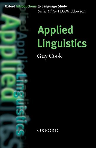 [(Applied Linguistics)] [Author: Guy Cook] published on (April, 2003)