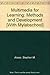 Multimedia for Learning: Methods and Development [With Mylabschool] by Alessi Stephen M. Trollip Stanley R. (2005-10-01) Paperback