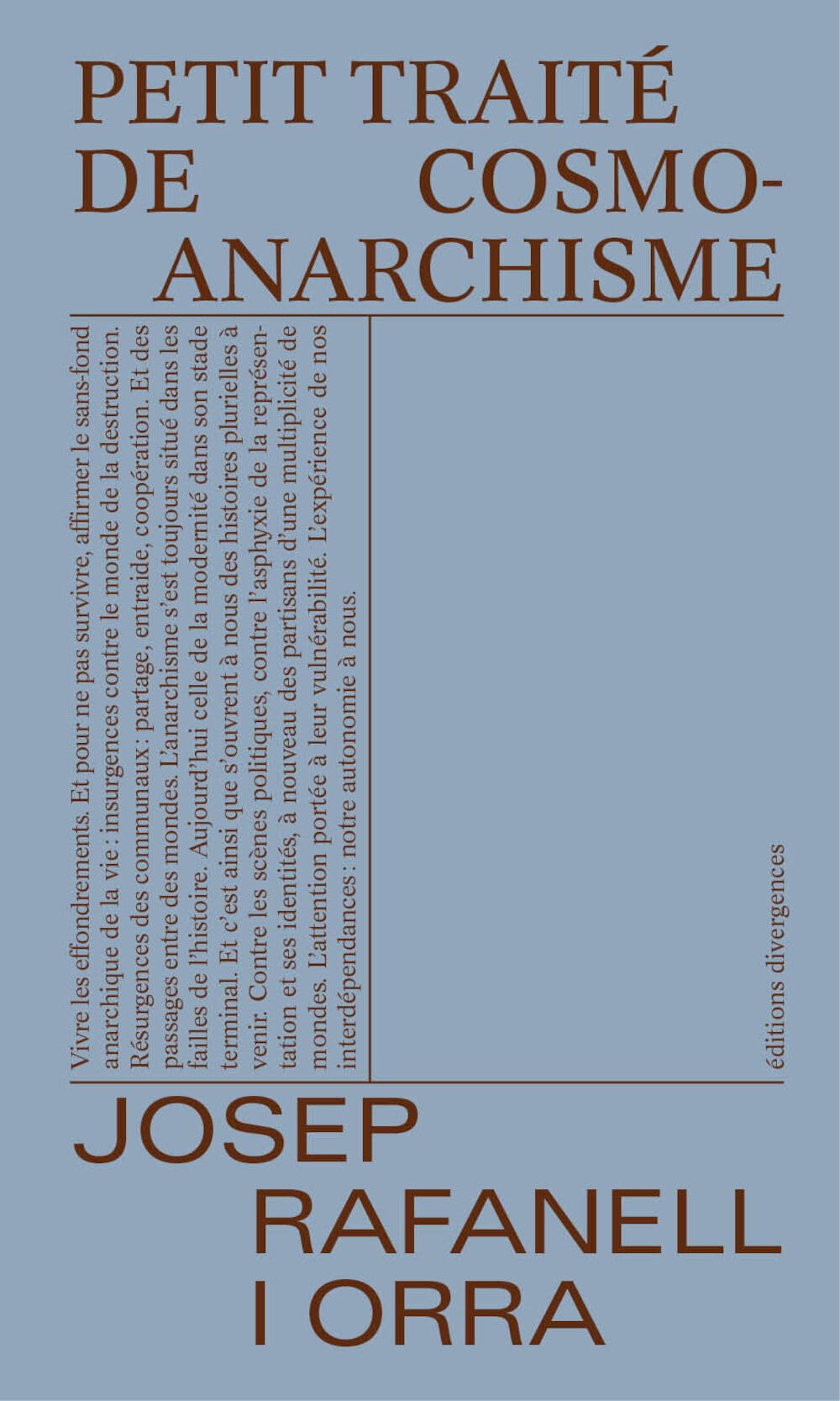 Petit traité de cosmoanarchisme (Paperback)
