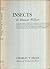 Insects & Human Welfare Insects and The Health of Man Harvard Dj [hardcover] Charles T. Brues