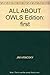 All About Owls by Jim Arnosky (1995-05-03)