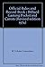 The Official Rules and Record Book: Billiard Games Pocket and Carom, 1974 Edition