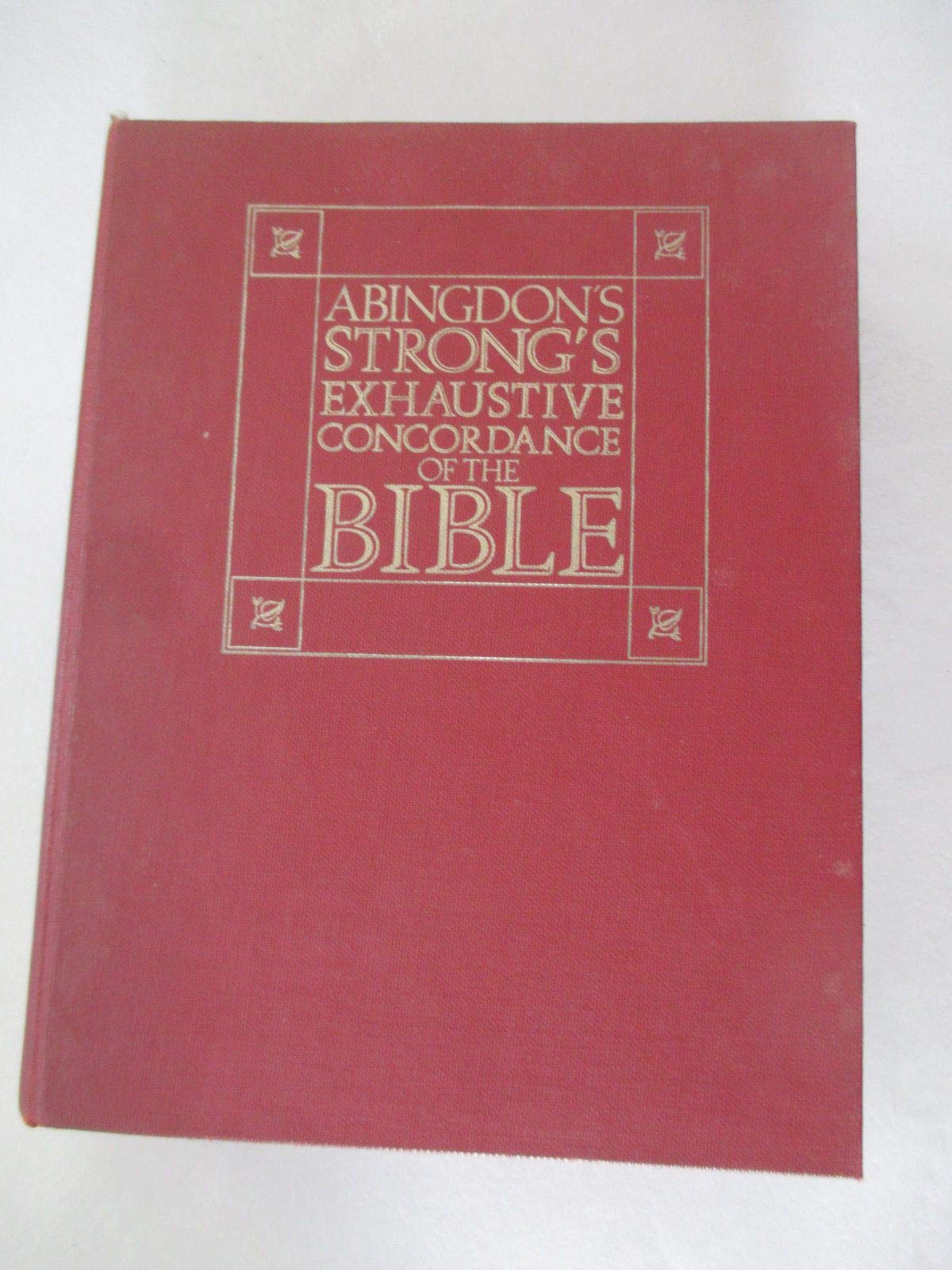 Abingdon's Strong's Exhaustive Concordance of the BIBLE. Thumb Indexed.