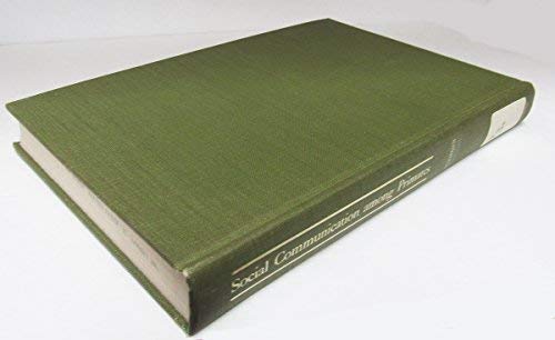 Social Communication Among Primates (Hardcover)