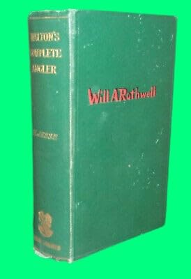 Collectible WALTON'S COMPLETE ANGLER Edited by Edward Jesse London 1896 Bohn Illus. Library