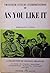 Twentieth Century Interpretations of As You Like It: A Collection of Critical Essays by Halio Jay L. (1968-06-01) Paperback