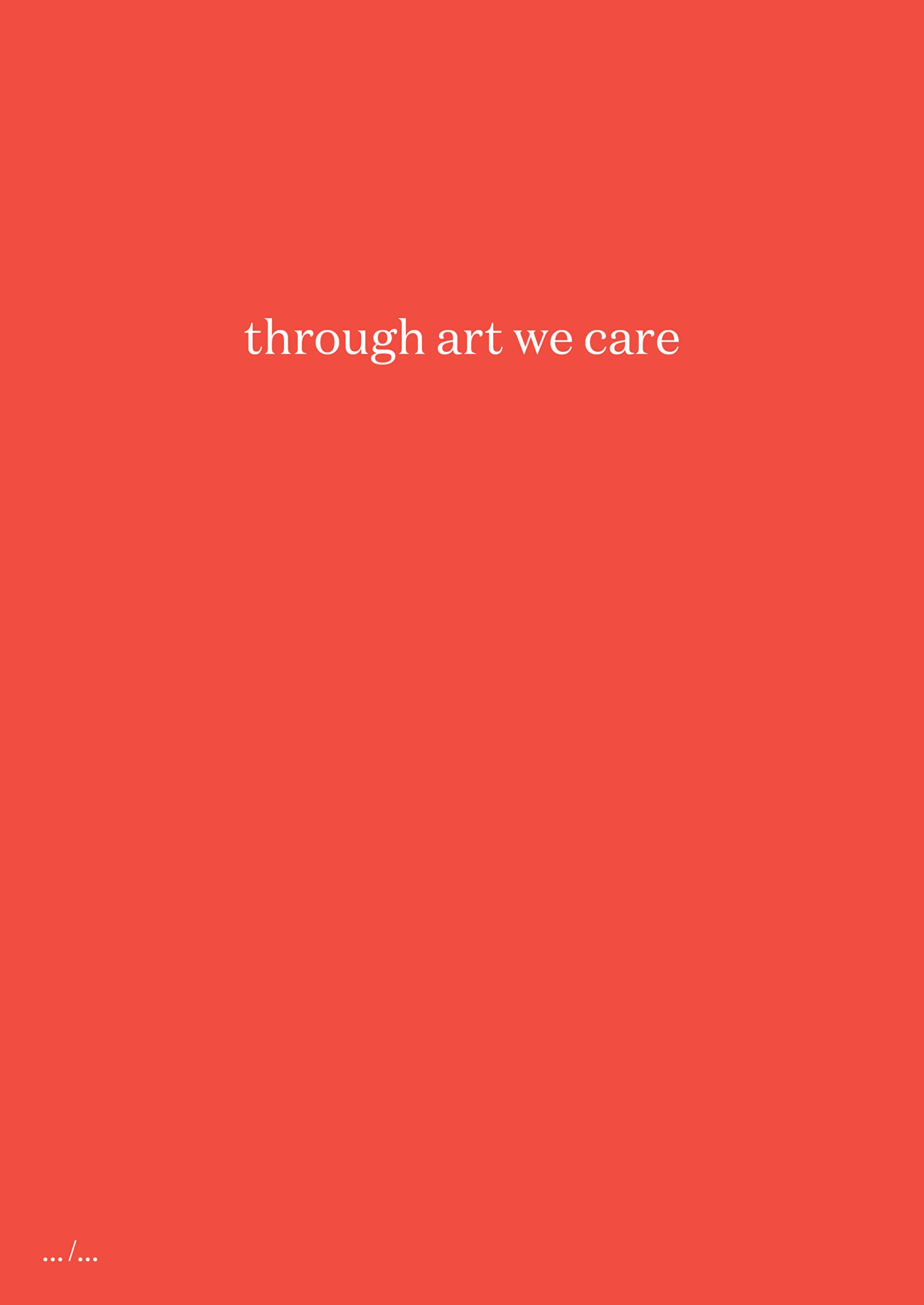 through art we care (Paperback)