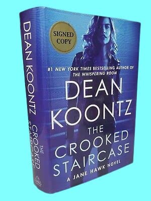 Rare Antique CROOKED STAIRCASE Dean Koontz SIGNED 1st Edition First Printing MYSTERY Thriller [Hardcover] Dean Koontz