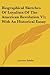 Biographical Sketches Of Loyalists Of The American Revolution V1; With An Historical Essay by Lorenzo Sabine (2006-07-09)