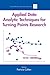 Applied Data Analytic Techniques For Turning Points Research (Multivariate Applications Series) (2008-03-28)