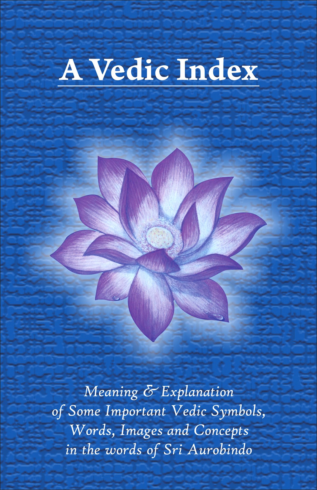 A Vedic Index: Meaning and explanation of some important Vedic symbols, words, images, and concepts in the words of Sri Aurobindo (Paperback)