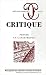 Critique, N° 783-784, août-...