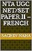 NTA UGC NET/SET PAPER II – French (French Edition)