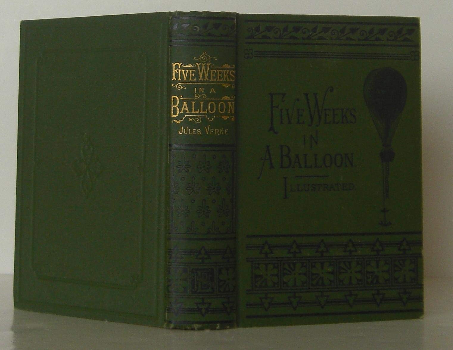 Five Weeks in a Balloon -- Illustrated