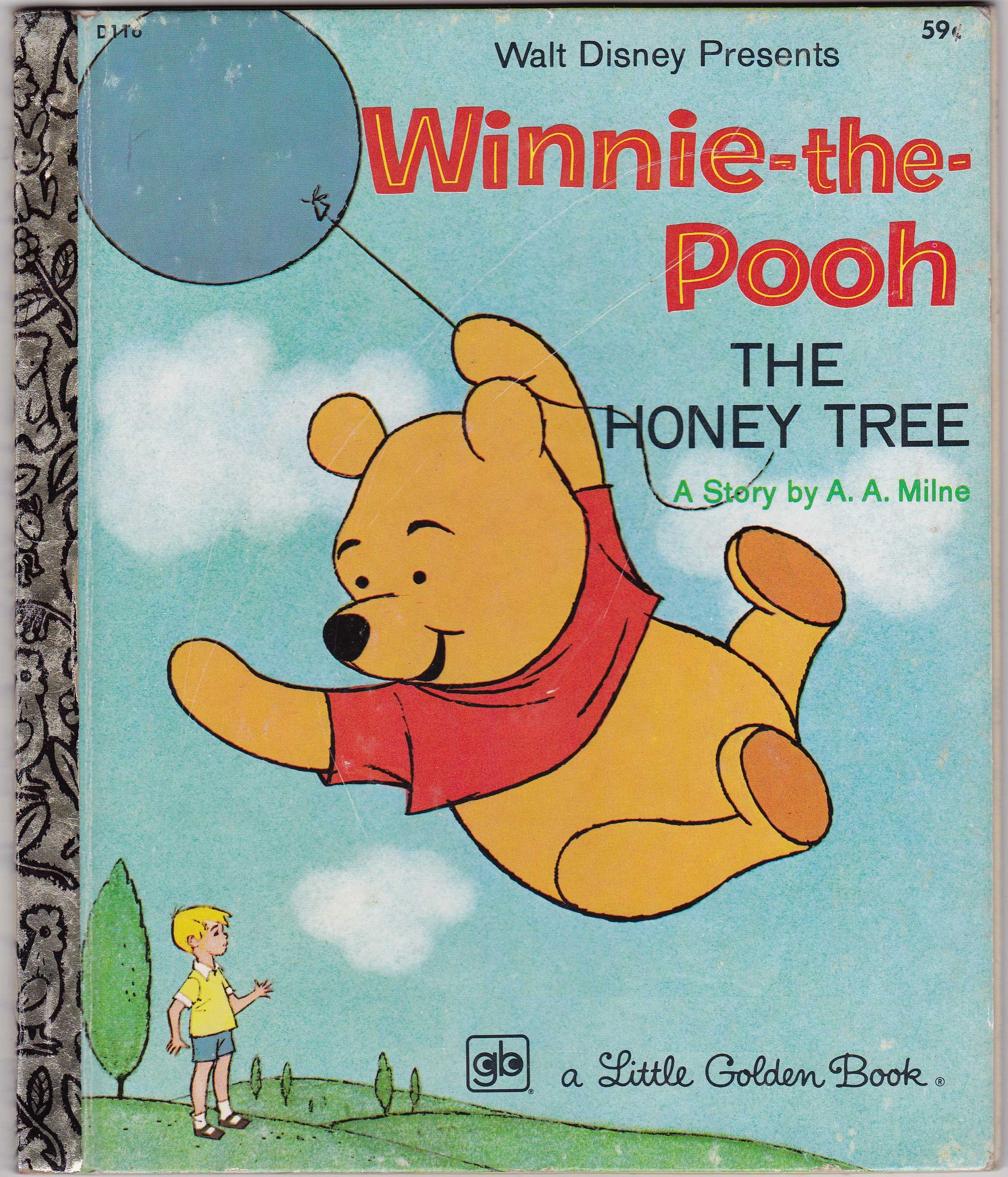 WINNIE THE POOH The Honey Tree A Little Golden Book #D116 (Hardcover)