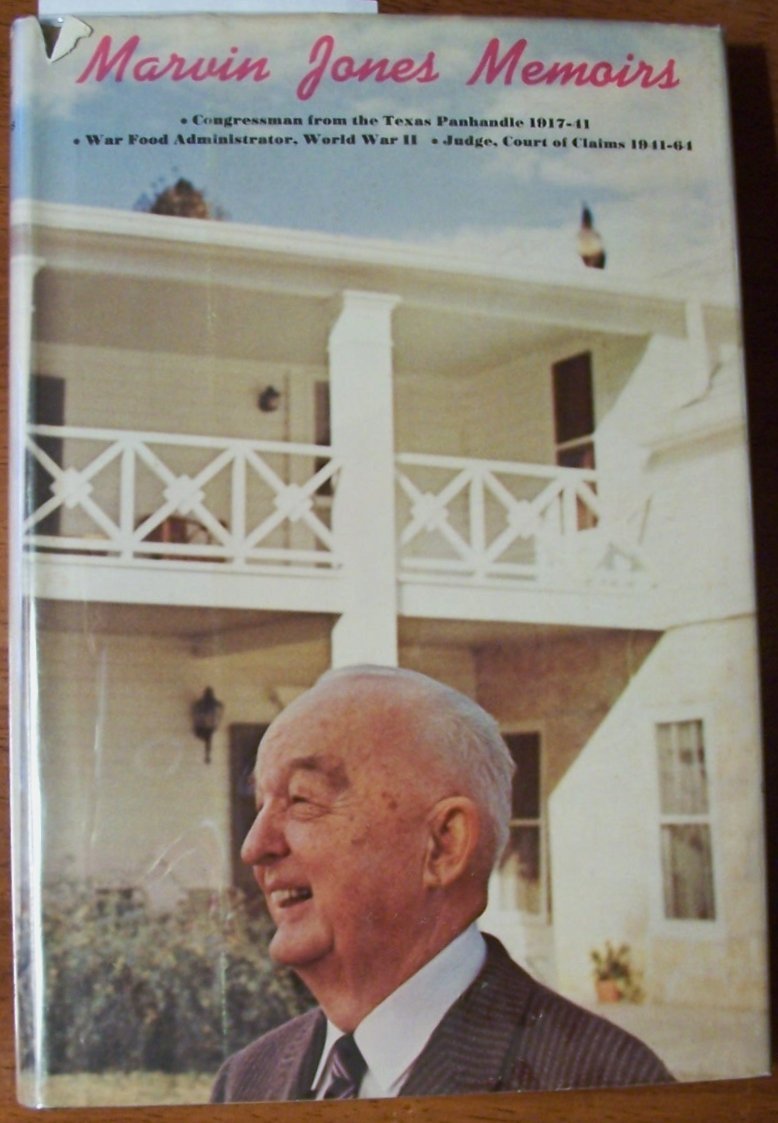 Marvin Jones Memoirs (Hardcover)