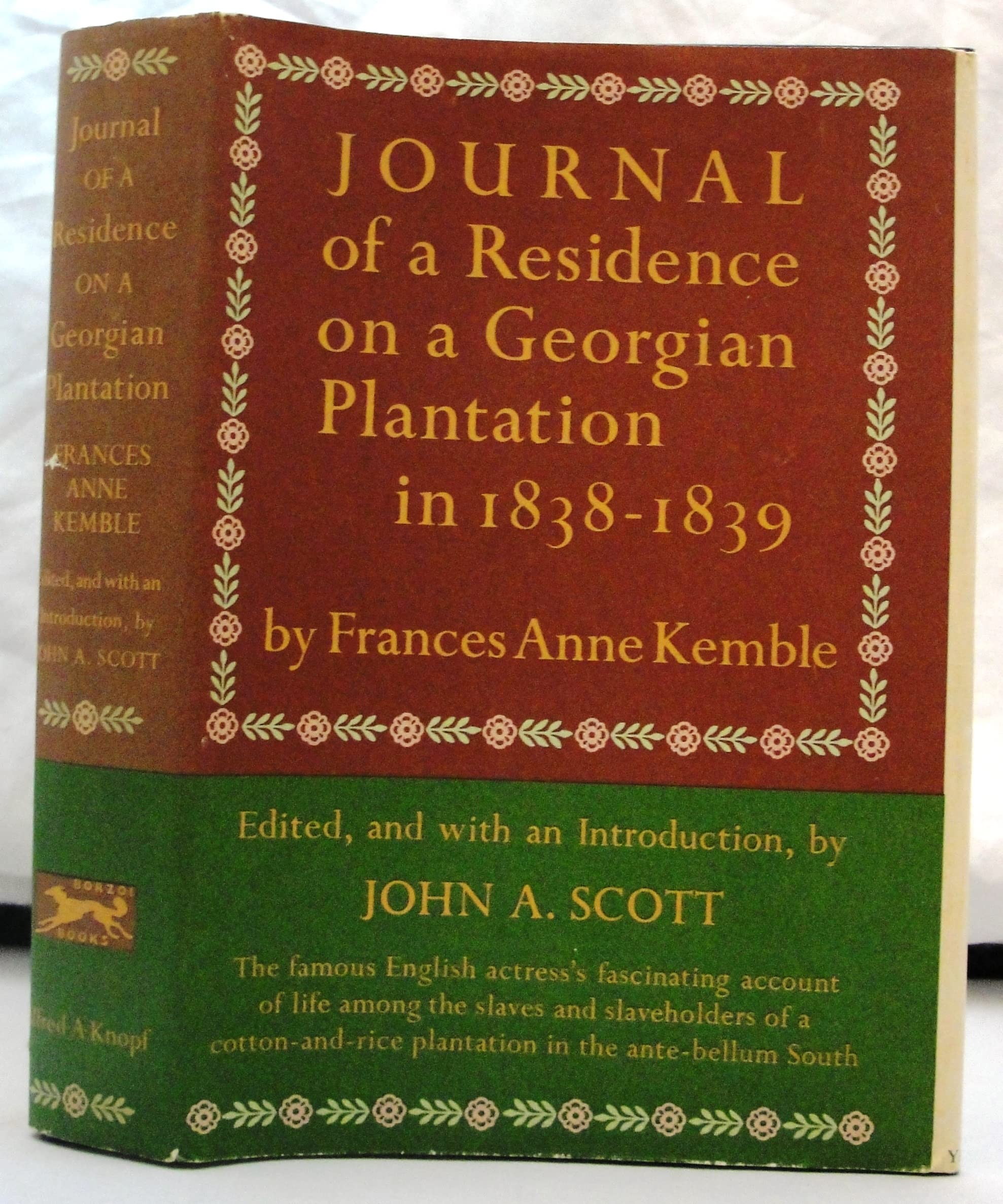Journal of a Residence on a Georgian Plantation in 1838-1839