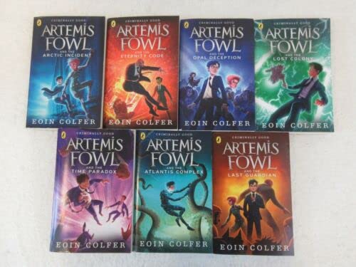 Rare Lot of 7 Eoin Colfer ARTEMIS FOWL Books 2-8 Puffin Trade Paperbacks UK Editions [Hardcover] unknown (Hardcover)