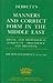 Debrett's Manners and Correct Form in the Middle East by Sir Donald Hawley (1-Apr-1984) Hardcover