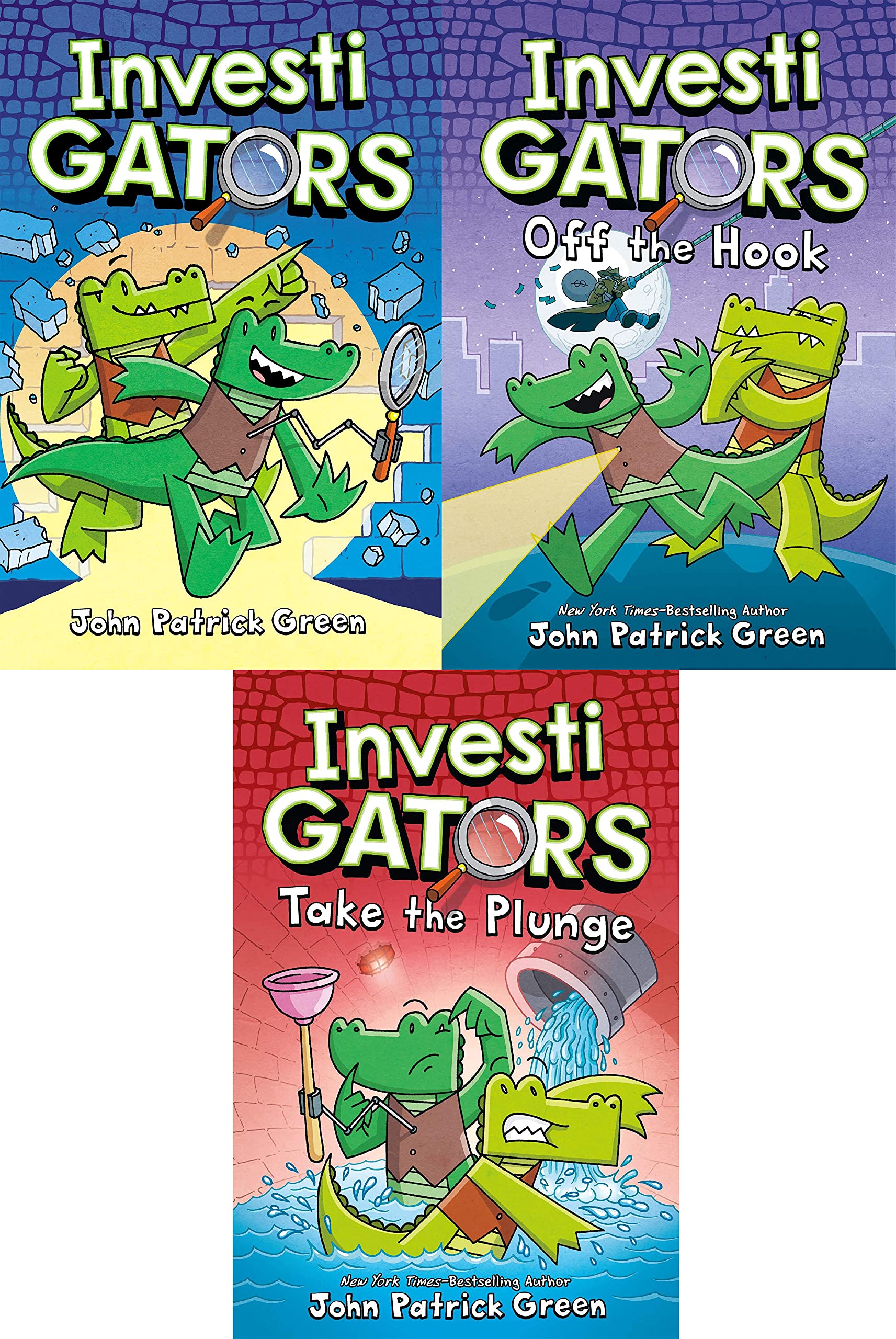 InvestiGators Series (Books 1-3) [Hardcover] John Patrick Green