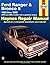 Haynes Automotive Repair Manual: Ford Ranger & Bronco II, 1983 thru 1992 by John Haynes (1998-12-24)