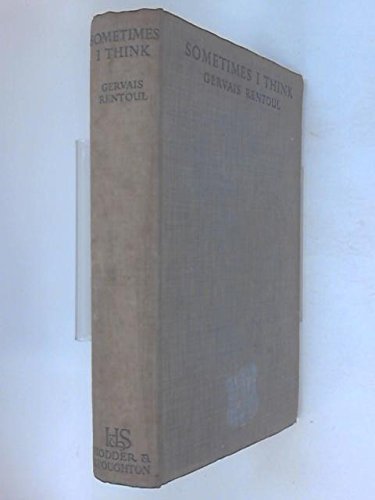 Sometimes I Think (Hardcover)