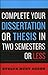 by Evelyn Hunt Ogden Complete Your Dissertation or Thesis in ... by by Evelyn Hunt Ogden