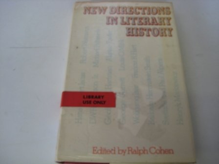 New directions in literary history (Hardcover)