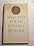 Selected Poems Stephen Spender