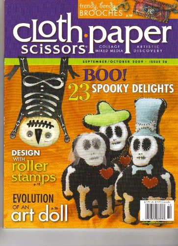 Cloth Paper Scissors Magazine (Boo 23 spooky delights, October November 2009)