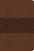 CSB Everyday Study Bible-Brown Burnished Design LeatherTouch