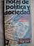 Notas de política y sociedad (Rotativa ; 204) (Spanish Edition)