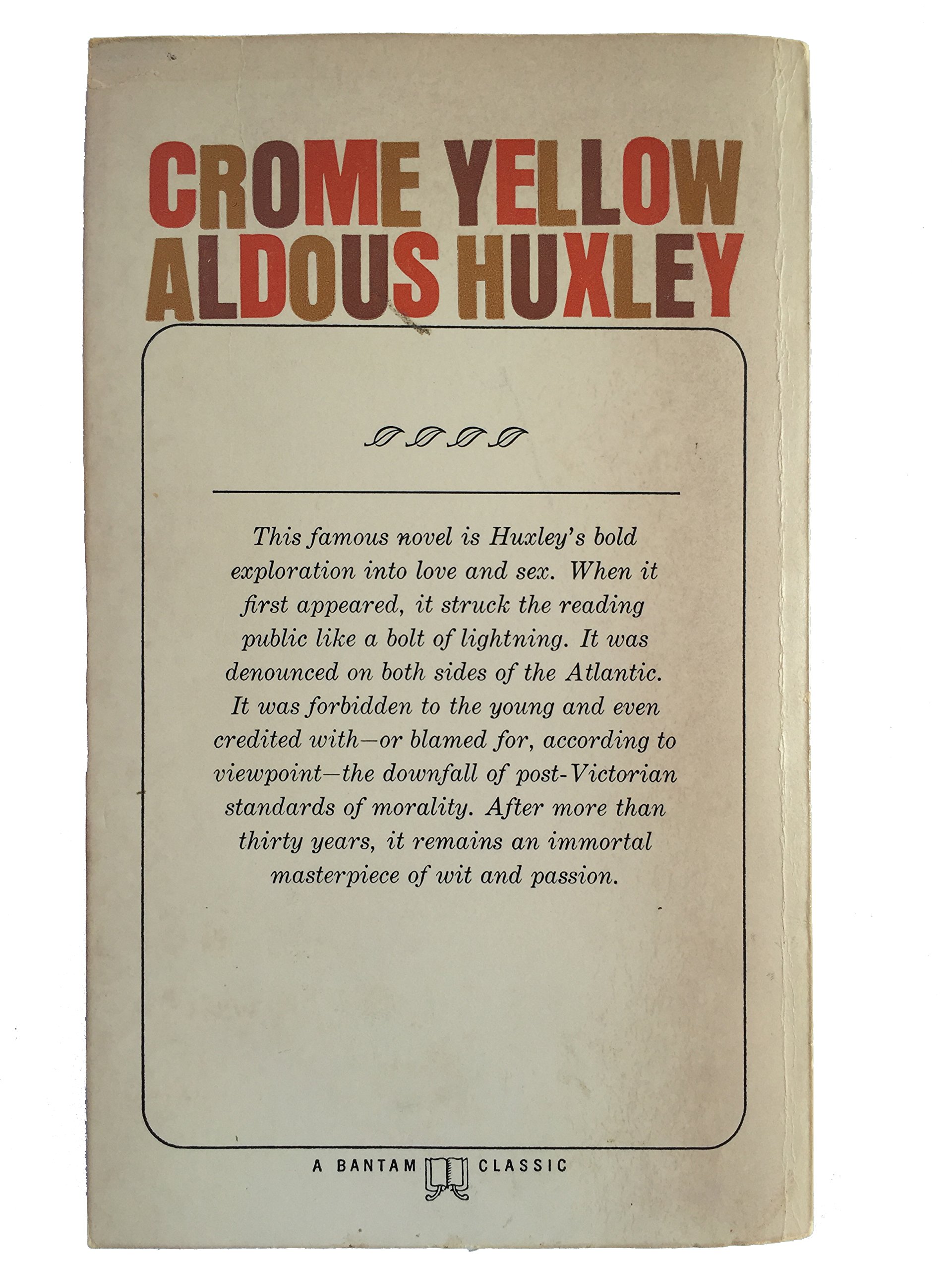 Crome Yellow