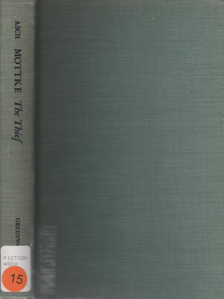 Mottke, the Thief (Hardcover)
