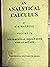 An Analytical Calculus for School and University, Vol. 4: Differential Equations and Analysis