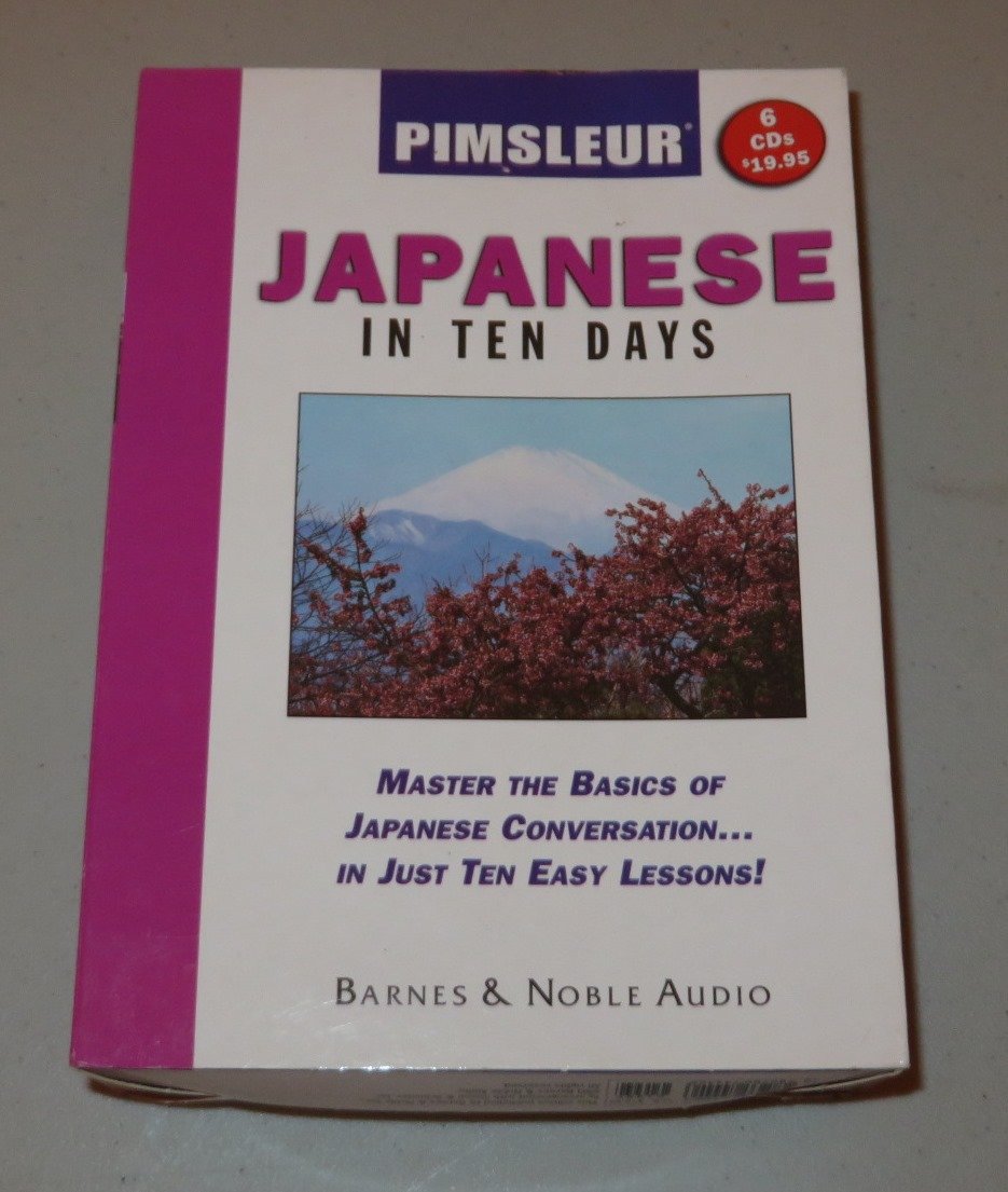 Pimsleur: Japanese in Ten Days (Audio CD)