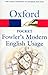 Pocket Fowler's Modern English Usage (Oxford Quick Reference) by Robert Allen (Editor) (26-Jun-2008) Paperback