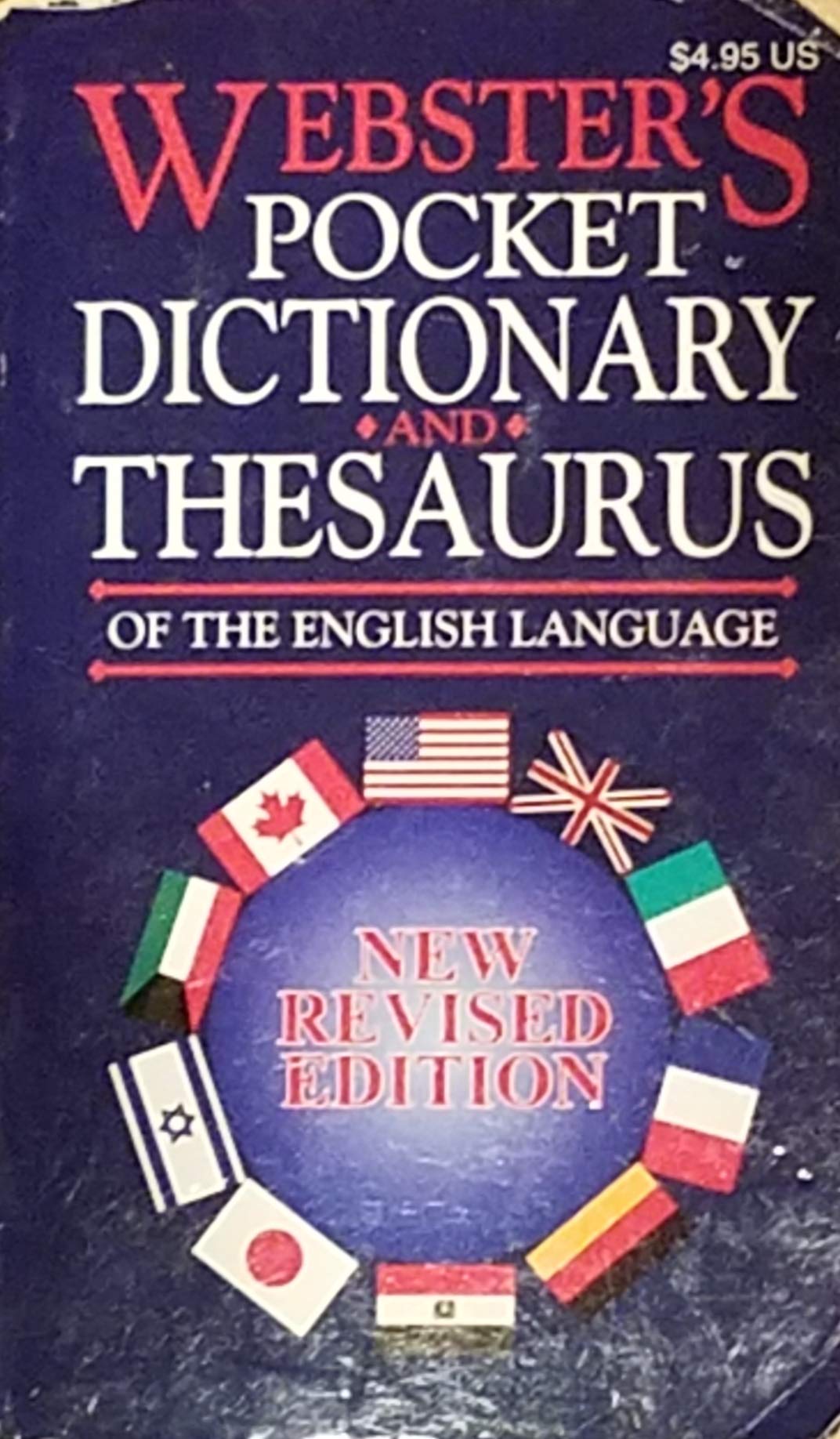 Webster's Pocket Dictionary and Thesaurus of the English Language, New Revised Edition (Paperback)