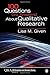 100 Questions (and Answers) About Qualitative Research (SAGE 100 Questions and Answers) by Lisa M. Given (2015-02-11)