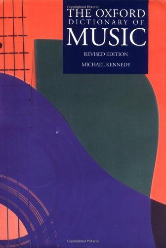 The Oxford Dictionary of Music (Hardcover)