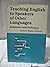 Teaching English to Speakers of Other Languages: Substance and Techniques