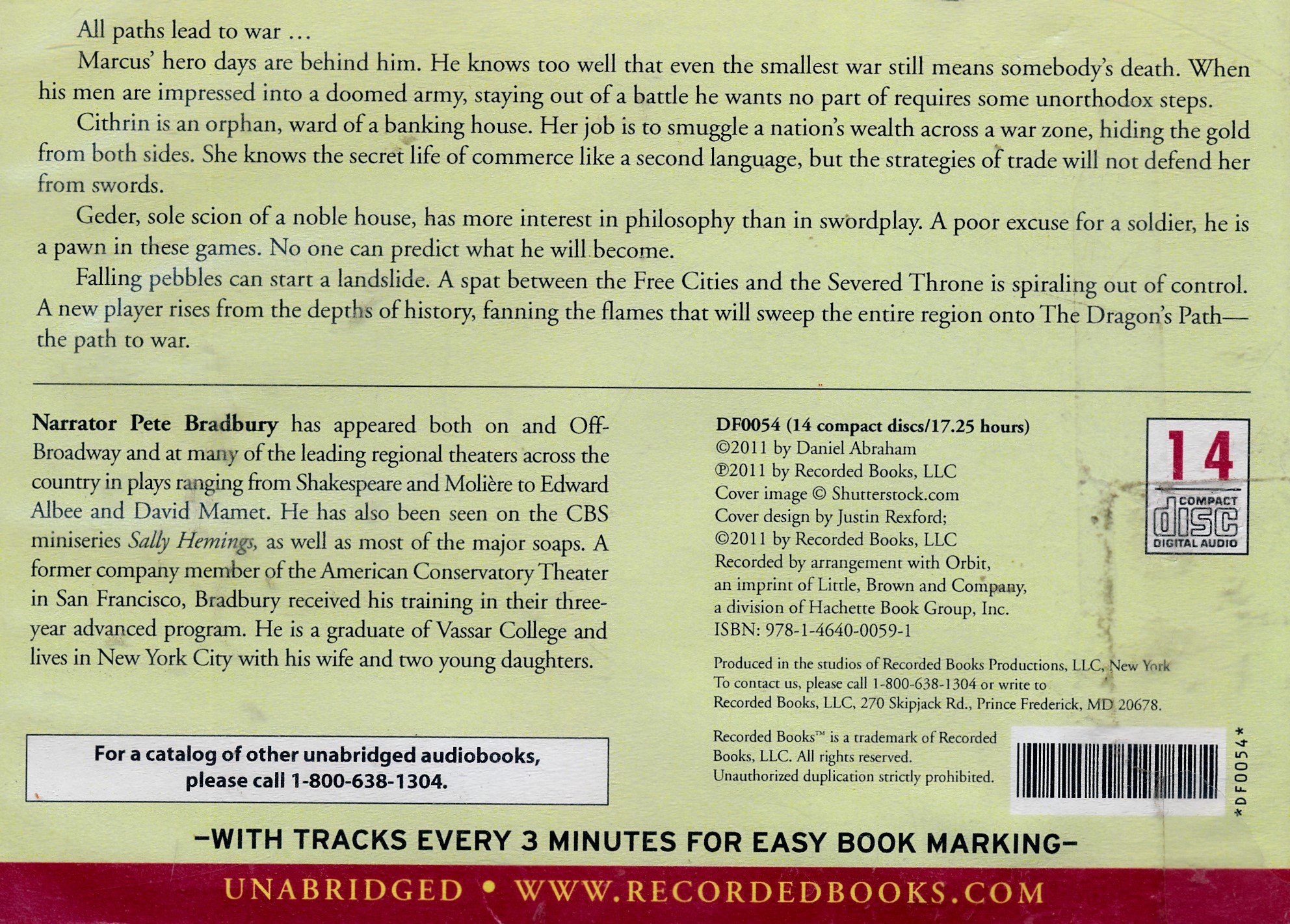 The Dragon's Path by Daniel Abraham Unabridged CD Audioook