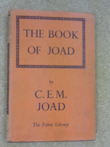 Book of Joad: (Under the Fifth rib) a Belligerent Autobiography