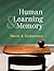 Human Learning and Memory by Lieberman, David A. (2011) Paperback