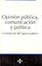 Opinion publica, comunicacion y politica/ Public opinion, communication and politics: La Formacion Del Espacio Publico (Ciencia Politica) (Spanish Edition)
