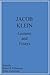 Jacob Klein Lectures and Essays by Klein, Jacob (2013) Paperback