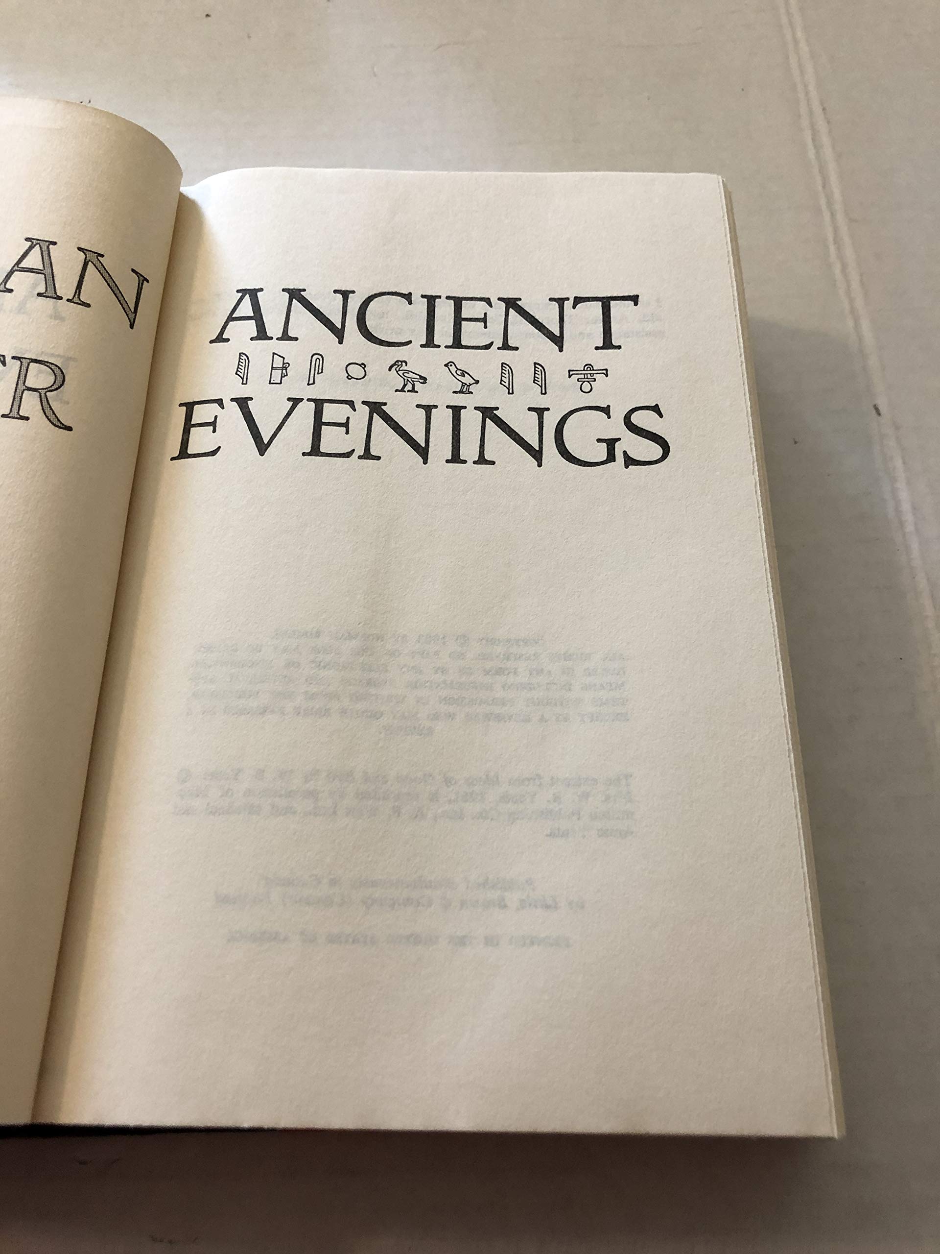 Ancient Evenings